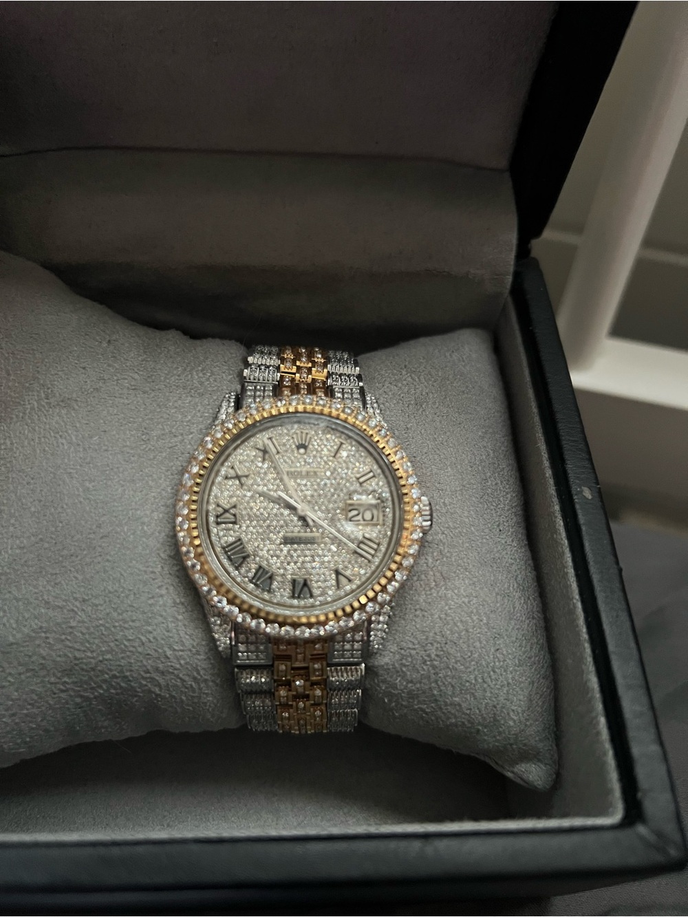 Men’s 36MM Rolex Datejust Oyster Perpetual 18K Gold & Stainless Steel Jubilee - Picture 7 of 14